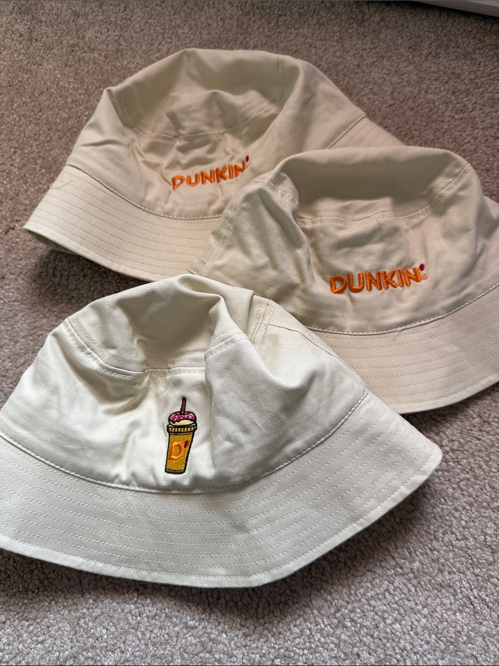 Set of 3 Dunkin Bucket Hat